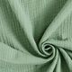 GOTS Dreilagiger Baumwoll-Musselin – schilf,  thumbnail number 4
