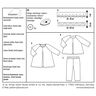 Babykleid / Bluse / Hose | Burda 9348 | 68-98,  thumbnail number 8