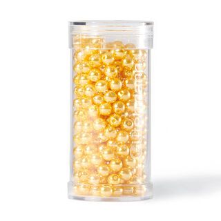 Renaissance Perlen [Ø 4 mm | ca. 345 Stück] - gelb/ gold | Gütermann creativ, 
