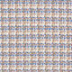 Baumwoll-Tweed bunte Karos – wollweiss/blau,  thumbnail number 1
