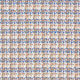 Baumwoll-Tweed bunte Karos – wollweiss/blau,  thumbnail number 1