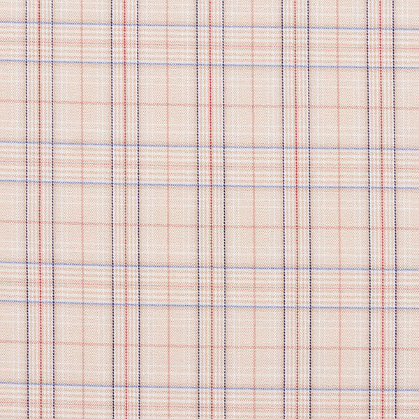 Hosenstoff Stretch Glencheck – hellbeige | Reststück 100cm