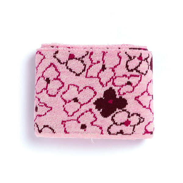 GOTS Bio Strickbündchen CUFF ME REMEMBER ME Forget-Me-Not [140 cm | 7,5 cm] | Albstoffe,  image number 1