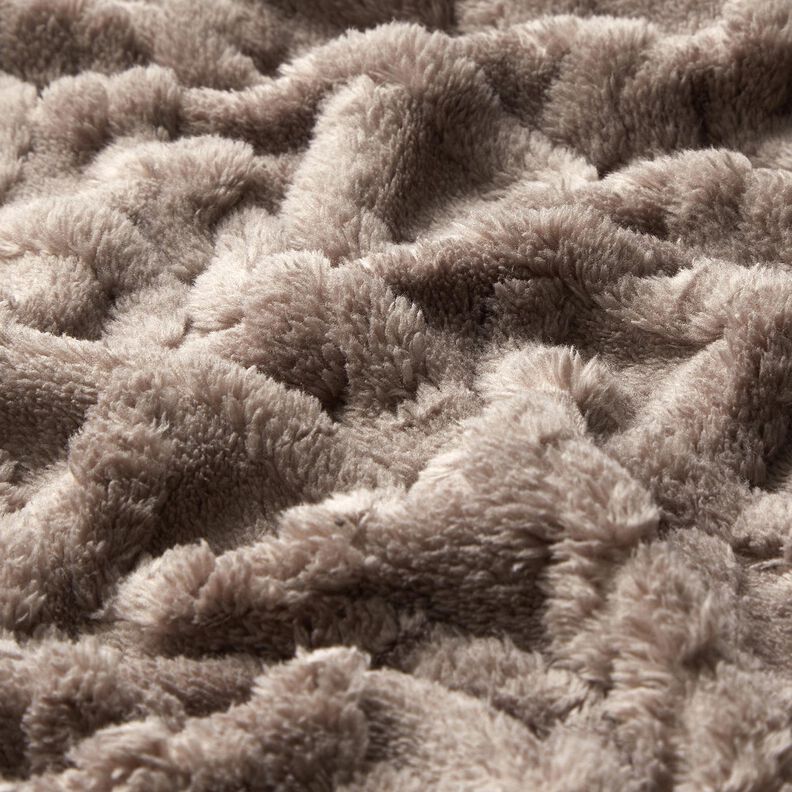 Kunstfell Diamanten – taupe, image number 2