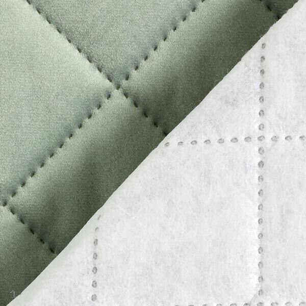 Polsterstoff Samt Steppstoff – schilf, image number 6