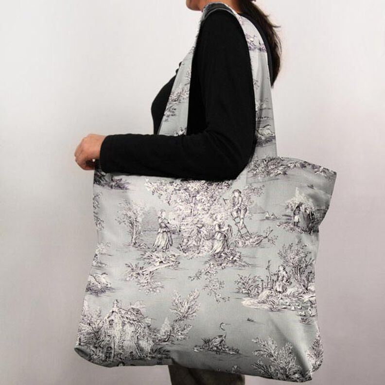 Dekostoff Pastorale 280 cm – grau,  image number 7