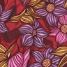 LENZING™ EcoVero™ Viskosestoff Blumen | Poppy Fabrics – merlot/apricot,  thumbnail number 2