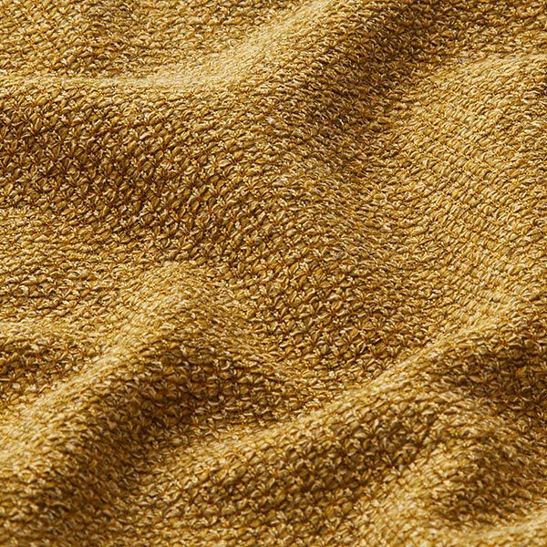 Strickbouclé Melange – senf,  image number 2