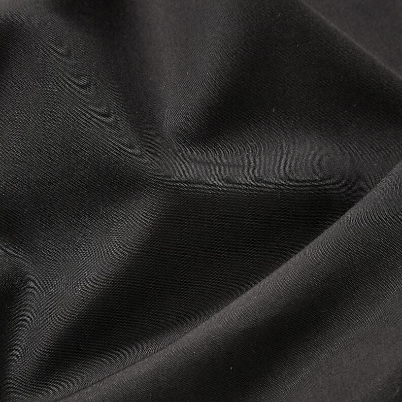 GOTS Baumwollpopeline | Tula &ndash; schwarz,  image number 2