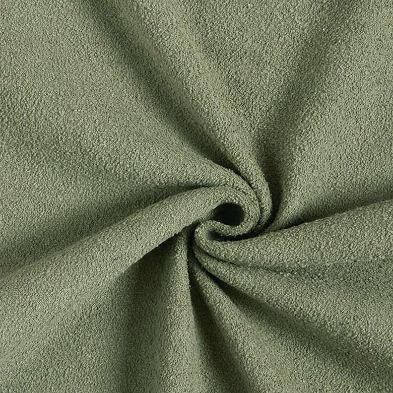 Baumwolle Sweat Terry Fleece – oliv,  image number 1