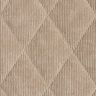 Steppstoff Cord mit Fellabseite Rauten – taupe,  thumbnail number 1
