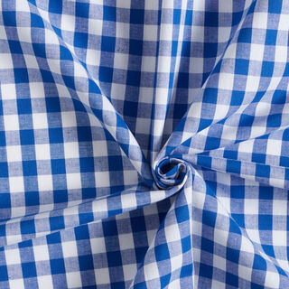 Baumwollstoff Vichy - 1 cm – königsblau, 