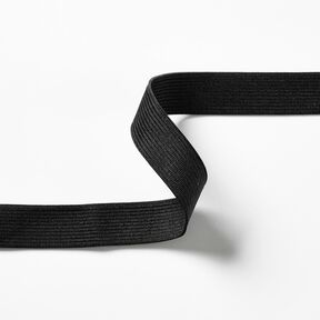 Glattes Gummiband [3 m | 20 mm] – schwarz, 