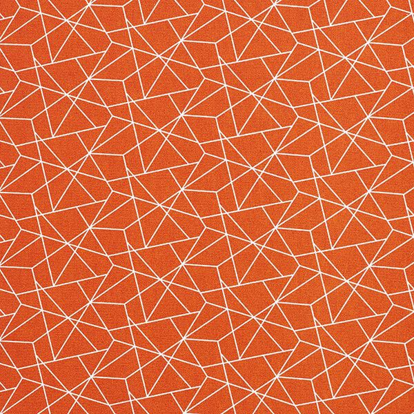 Baumwollstoff Popeline Grafisch – terracotta