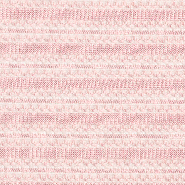 Strickstoff transparente Streifen – rosa, image number 1