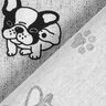Dekostoff Canvas Bulldogge – grau,  thumbnail number 4