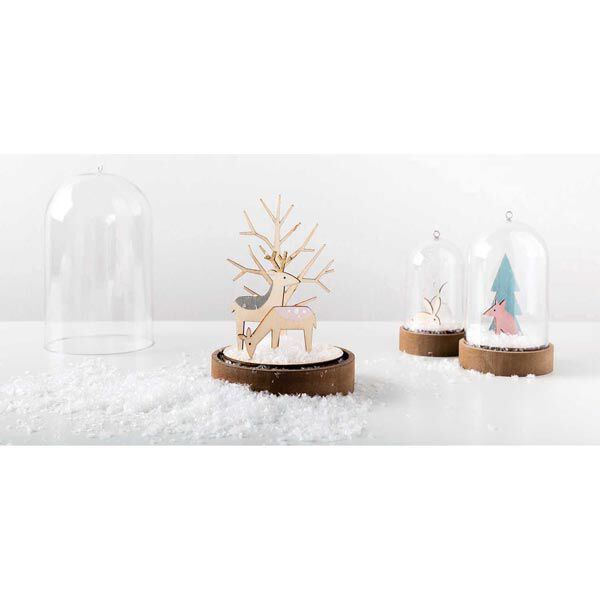 Holzdeko Weihnachten Set [ 3 x 1,8 cm / 2,5 x 4,2 cm ] | Rico Design – natur,  image number 3