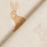 Dekostoff Halbpanama Feldhasen – natur/hellbraun,  thumbnail number 4