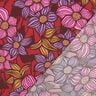 LENZING™ EcoVero™ Viskosestoff Blumen | Poppy Fabrics – merlot/apricot,  thumbnail number 4