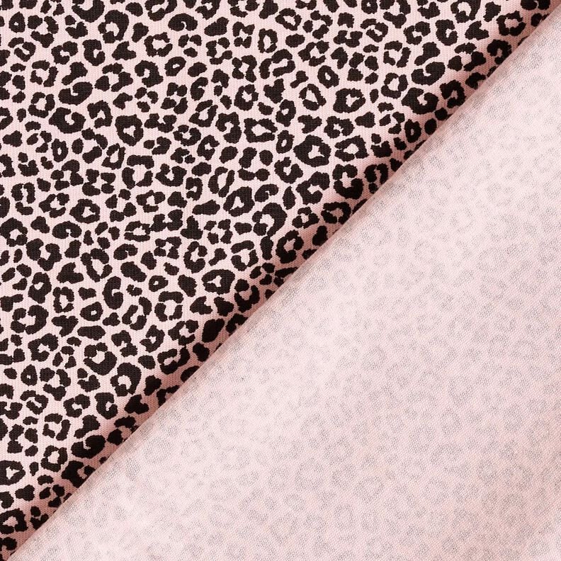 Baumwolljersey Mini Leo Print – hellrosa/schwarz, image number 4
