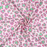 Musselin/ Doppel-Krinkel Gewebe bunter Leo Print | Poppy Fabrics – elfenbein/hellgrün,  thumbnail number 3