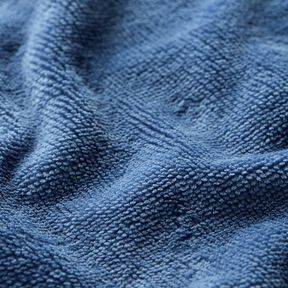 Kuschelfrottee Bambus Uni – taubenblau, 