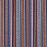 Dekostoff Jacquard abstrakte Streifen – marineblau/karminrot,  thumbnail number 1
