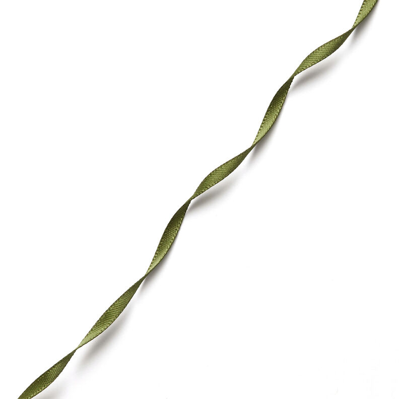 Satinband [3 mm] – oliv,  image number 2