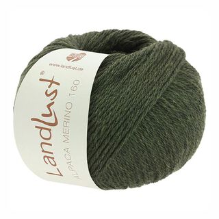 LANDLUST Alpaca Merino 160, 50g | Lana Grossa – tannengrün, 
