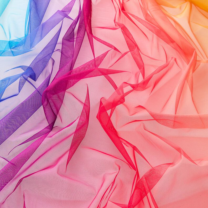 Softmesh Regenbogen-Verlauf – aquablau/intensiv pink, image number 3