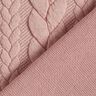 Jerseyjacquard Cloqué Zopfmuster – rosé,  thumbnail number 4