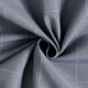 Dekostoff Gitter-Karo recycelt – blaugrau,  thumbnail number 1