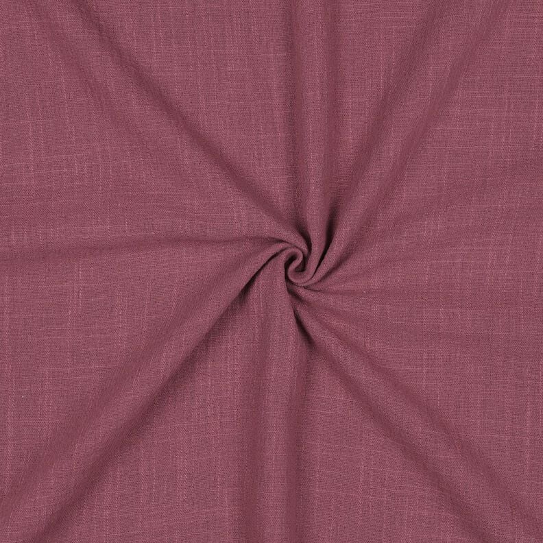 Baumwollstoff Leinen-Optik Uni – malve, image number 1