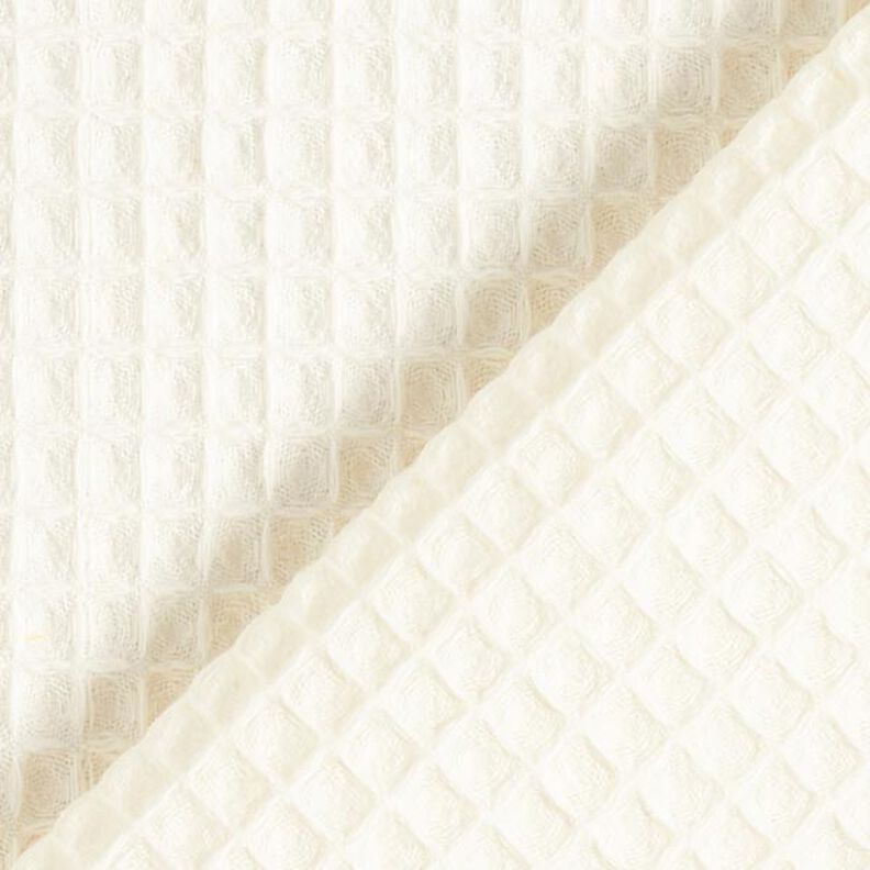 Waffelpiqué – wollweiss,  image number 5
