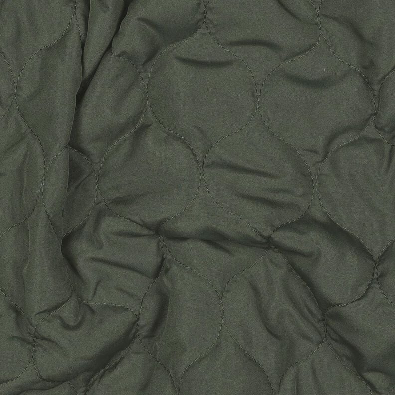 Steppstoff Kreismuster | Poppy Fabrics – dunkelpinie,  image number 2