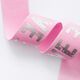 Gummiband Love [ 4,7 cm ] – rosa/silber,  thumbnail number 2