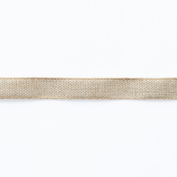 Webband Leinen/Baumwolle [ 10 mm ] – beige,  image number 1