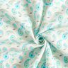 Leinen-Mix Paisley – elfenbein/helltürkis,  thumbnail number 3