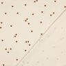 Rippenjersey verstreute Herzen | Poppy Fabrics – hellbeige/braun,  thumbnail number 4
