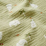 Musselin/ Doppel-Krinkel Gewebe Baby Elefanten – pistazie,  thumbnail number 2