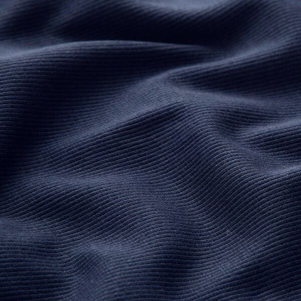 GOTS 2x2 Bündchen | Tula – marineblau | Reststück 100cm