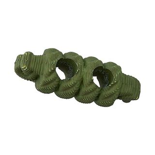 Knebelknopf Fake Kordel - oliv, 