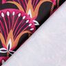 Dekostoff Canvas Blumenfächer – schwarz/pink,  thumbnail number 4