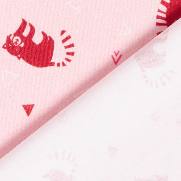 GOTS Baumwolljersey Katzenbär | Tula Kids – rosa, image number 4