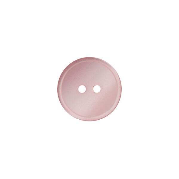 Polyesterknopf 2-Loch  – rosa,  image number 1