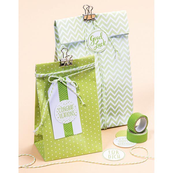 Geschenktüten [ 12 Stück ] – maigrün,  image number 1