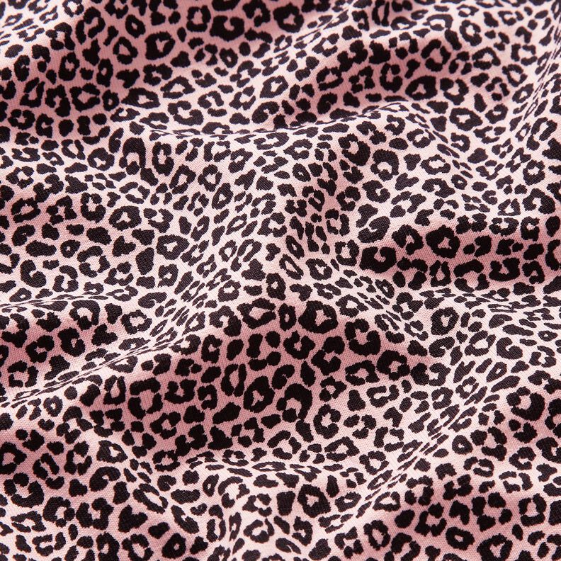 Baumwolljersey Mini Leo Print – hellrosa/schwarz, image number 2