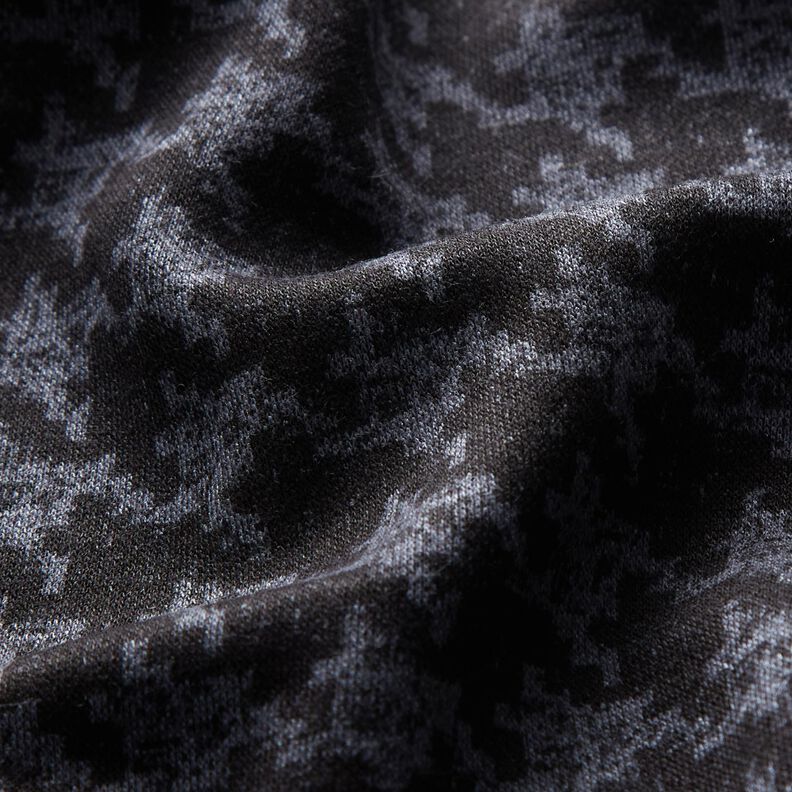 Viskosejersey – jeansblau/schwarz,  image number 2