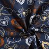 Baumwollpopeline Tiergesichter | Poppy Fabrics – blaugrau,  thumbnail number 3