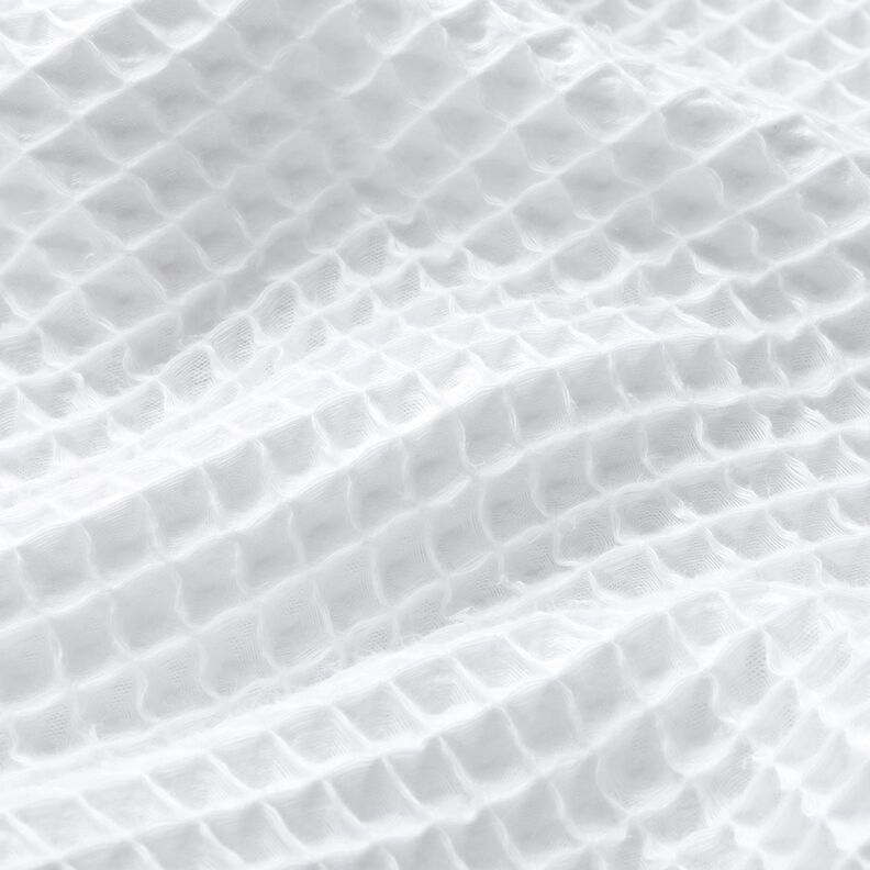 Waffelpiqué große Waben – weiss,  image number 2